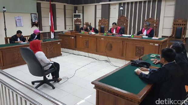 Suasana persidangan di Pengadilan Tipikor Semarang.