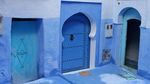 Foto: Kota yang Berwarna Biru
