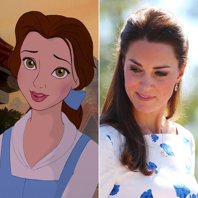 Putri Belle dari kisah Beauty and the Beast mengingatkan pada sosok rendah hati Putri Kate Middleton. Foto: Dok. Getty Images, Disney