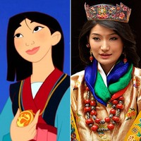 Rambut hitam Mulan yang indah dan panjang mengingatkan pada sosok Ratu Jetsun Pema dari Bhutan. Foto: Dok. Getty Images, Disney
