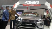 Sejak hari pertama GIIAS Surabaya, Xpander tak pernah sepi dari pengunjung. Foto: Gracella Sofia Mingkid