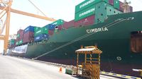 KM Cimbria yang membawa 2.000 ton beras ke Rohingya