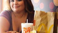 Bergaya layaknya kentang goreng McDonalds melayang. Kok lucu ya!Foto: Foto : Jana Cooley Photography