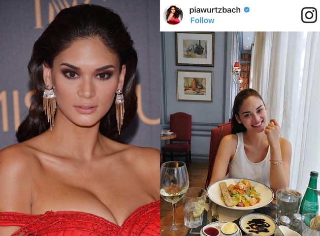 Pia Wurtzbach atau dikenal dengan nama Pia Romero yang berdarah Jerman-Filipina merupakan Miss Universe 2015. Tentu saja kecantikannya sudah tidak diragukan lagi. Dalam fotonya di Instagram pribadinya yang memperlihatkan ia tengah makan dan hanya menggunakan kaos putih tak berlengan pun Pia tetap terlihat cantik dengan senyumnya yang mempesona. Foto: Dok. Getty Images, Instagram