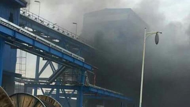 Belt Conveyor PLTU Jeneponto Sulsel Terbakar