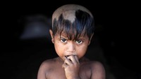 Lebih dari 400.000 pengungsi Rohingya telah melarikan diri ke Bangladesh sejak akhir Agustus. Krisis Rohingya telah menyebabkan setidaknya 1.000 orang meninggal, termasuk bayi dan anak-anak. REUTERS/Cathal McNaughton.