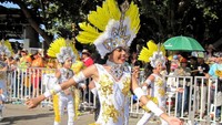 Karnaval Barranquilla dirasa sebagai lambang kesatuan masyarakat Kolombia. Tak peduli dari suku atau keturunan mana, semua yang ada di karnavalnya saling berkespresi penuh kebahagiaan (CNN Travel)