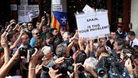 Rencananya, Katalan akan menggelar referendum mengenai kemerdekaan mereka pada 1 Oktober mendatang./Foto: Reuters