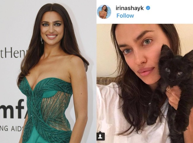 Irina Shayk yang merupakan model asal Rusia dan dikenal sebagai mantan kekasih Cristiano Ronaldo. Tampilannnya ketika tidak menggunakan makeup tetap terlihat cantik natural.Foto: Dok. Getty Images, Instagram