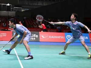 Kevin/Marcus Akan Jumpa Boe/Mogensen di Semifinal