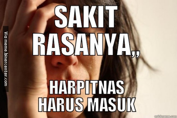 Curhatan Kocak Netizen Lewat Meme Harpitnas