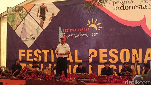 Menteri Pariwisata Arief Yahya saat memberi sambutan (Iqbal/detikTravel)