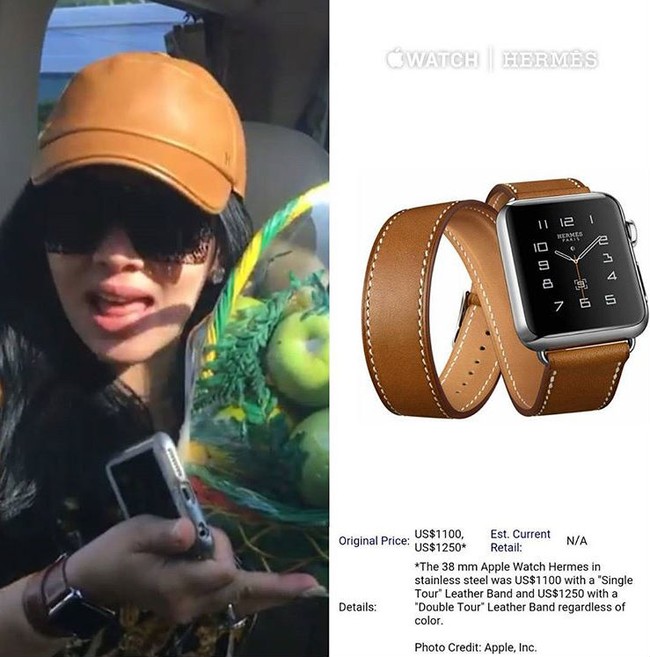 Apple Watch bersabuk Hermes Rp 16 juta Foto: Instagram/fashionsyahrini