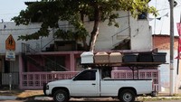 Kota Jucuapa merupakan kota kecil berpenduduk kurang lebih 18 ribu jiwa. Kota ini terletak sekitar 116 Km di sebelah timur San Salvador, ibukota negara El Savador, Amerika Tengah (Jose Cabezas/Reuters)