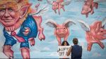 Foto: Mural Anti Donald Trump di Berbagai Negara
