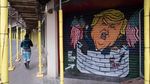 Foto: Mural Anti Donald Trump di Berbagai Negara