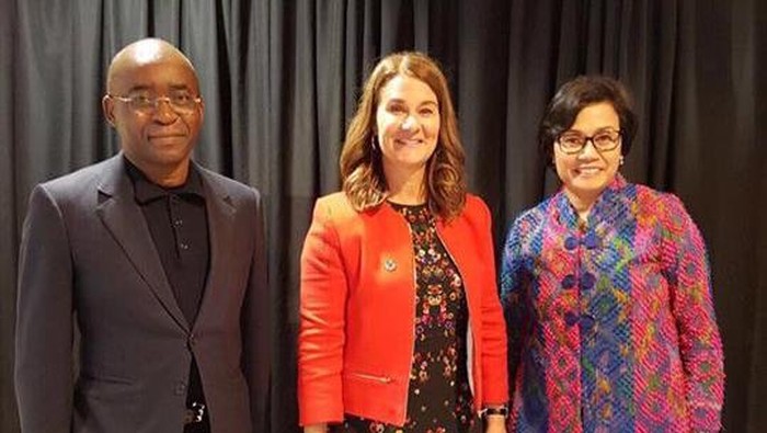 Sri Mulyani Bertemu Istri Orang Terkaya Dunia