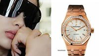 Audemars Piguet seri Royal Oak dengan sabuk rosegold Rp 475 juta. Foto: Instagram/fashionsyahrin.