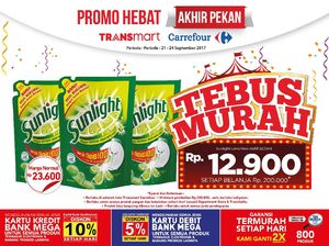 Tebus Murah Sabun Cuci Piring di Transmart Carrefour