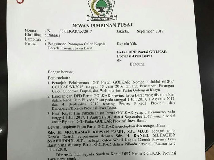 Novanto Sempat Dukung Ridwan Kamil, Pengamat: Test The Water