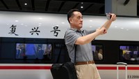 Kecepatan Fuxing ternyata masih bisa bertambah hingga 400 kilometer. China Daily via REUTERS.