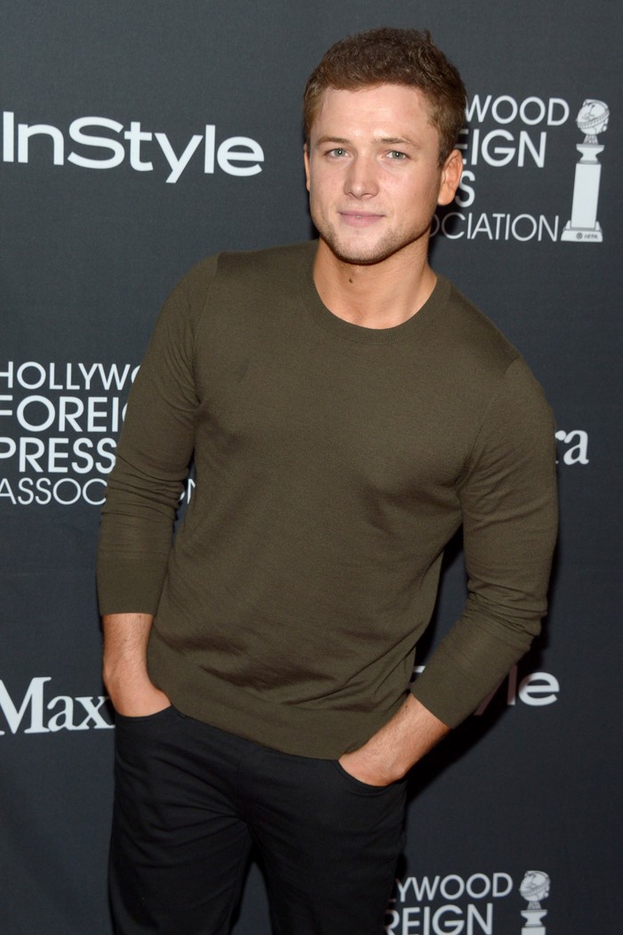 SEOUL, SOUTH KOREA - SEPTEMBER 21:  Taron Egerton attends the 'Kingsman: The Golden Circle' press conference at Yongsan CGV on September 21, 2017 in Seoul, South Korea.  (Photo by Han Myung-Gu/Getty Images)