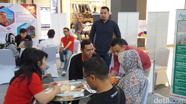 Mega Travel Fair diserbu pengunjung (Masaul/detikTravel)