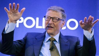 2. Bill Gates - Microsoft: usia 62 tahun - kebangsaan Amerika Serikat - harta USD 97 miliar. Foto: Getty Images