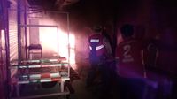 Kebakaran Hebat Landa Pasar Joko Sambang Mojokerto