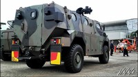 PT Pindad (Persero) juga memiliki produk berupa kendaraan militer berjuluk Sanca. Kendaraan ini merupakan hasil transfer teknologi antara Indonesia dengan Thales Australia‎. (Istimewa)