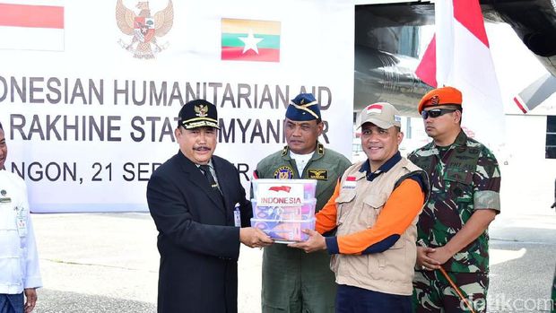 Bantuan dikirimkan langsung ke Yangon, Myanmar