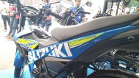 Setelah meluncurkan seri GSX terbaru beberapa bulan lalu, kini PT Suzuki Indomobil Sales (SIS) kembali menghadirkan Satria F150 dengan tampang baru.  Foto: Ruly Kurniawan