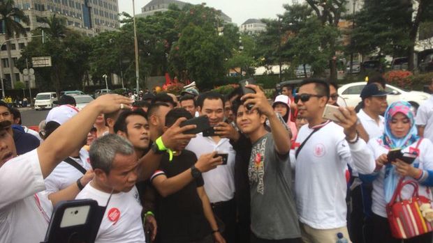 Fadli Zon, Tommy Soeharto Hingga Ahmad Dhani Jalan Santai di CFD