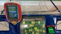 Lokasi barang di supermarket lebih mudah dicari. Karena troli dilengkapi peta lokasinya.