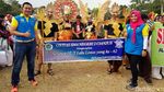 Karnaval Pelajar Kostum Unik Ramaikan HUT Polantas Cianjur