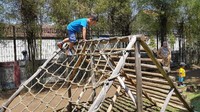 Program wisata edukasi yang tak kalah menarik adalah Kumpul Bocah. Program ini berupa kelas kreatif yang dikhususkan bagi anak berusia 2-6 tahun. Kegiatannya berupa bercerita, membuat kerajinan tangan, sensory play, motorik fun, serta belajar memasak  (Gabriella/detikTravel)