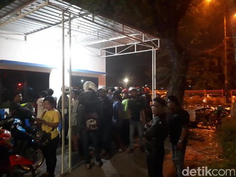Razia kendaraan bermotor di Mayangkara/