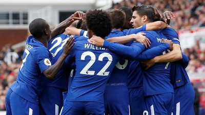 Trigol Morata Benamkan Stoke