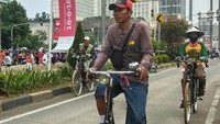 Salah satu yang menarik adalah sepeda onthel yang sudah dimodifikasi. Foto: Reza / detikHealth