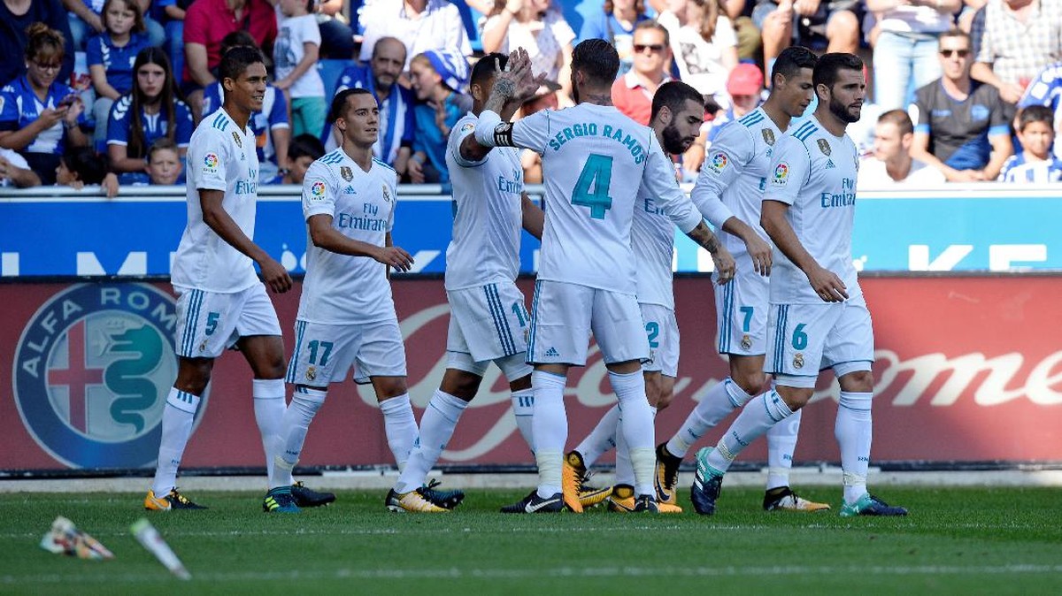 Real Madrid menang tipis 2-1 di markas Alaves (Vincent West/Reuters)