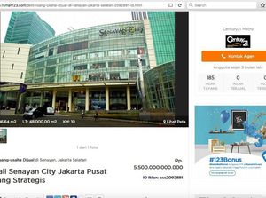 Kok Bisa Iklan Mal Senayan City Dijual Tayang di Rumah123.com?