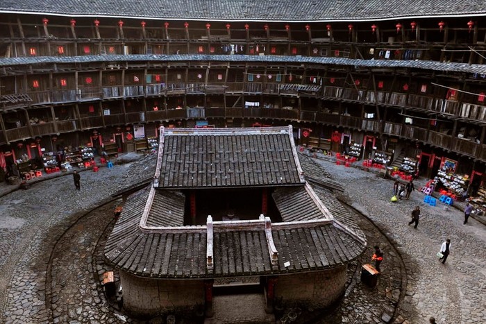 Benteng Fujian Tulou di China