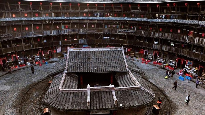 Benteng Fujian Tulou di China