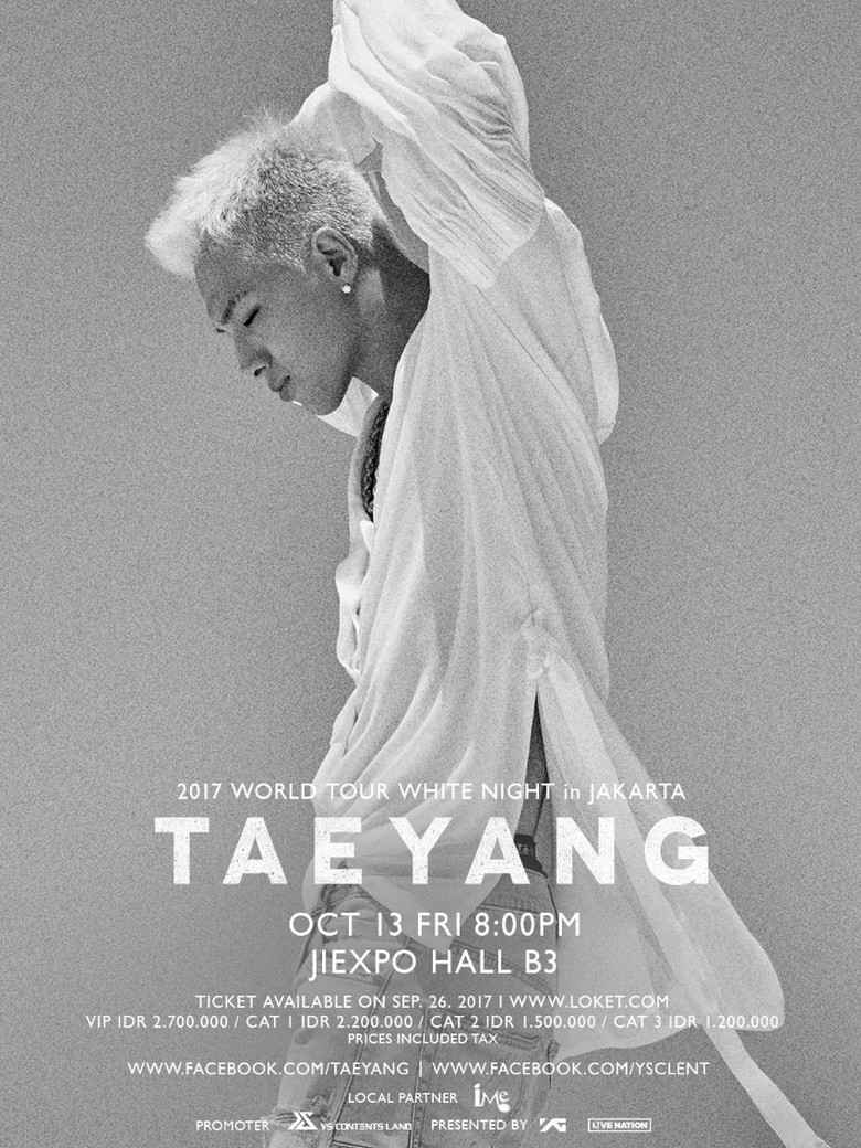 Taeyang BIGBANG Siap Sapa VIP Indonesia 13 Oktober