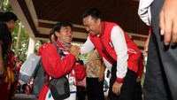 Terima kasih, terima kasih, terima kasih atas perjuangan saudara yang telah meninggikan Merah-Putih dan menggemakan Indonesia Raya sebagai lambang kejayaan dan kekuatan bangsa, ujar Imam dalam acara penyambutan (dok. Humas Kemenpora)
