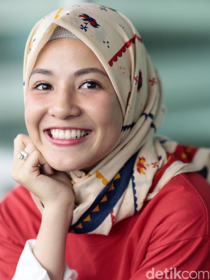 Natasha Rizki Natasha Rizki saat berkunjung ke kantor detikcom.