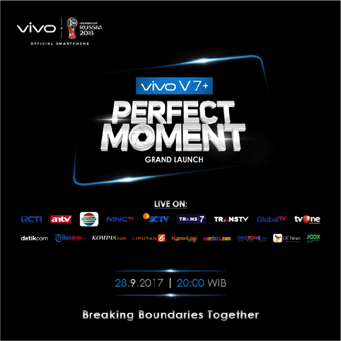 Launching Vivo V7+ FullViewTM Jadi Gebrakan Baru di Dunia Smartphone