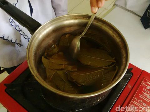 Daun jambu biji diubah jadi tinta spidol/
