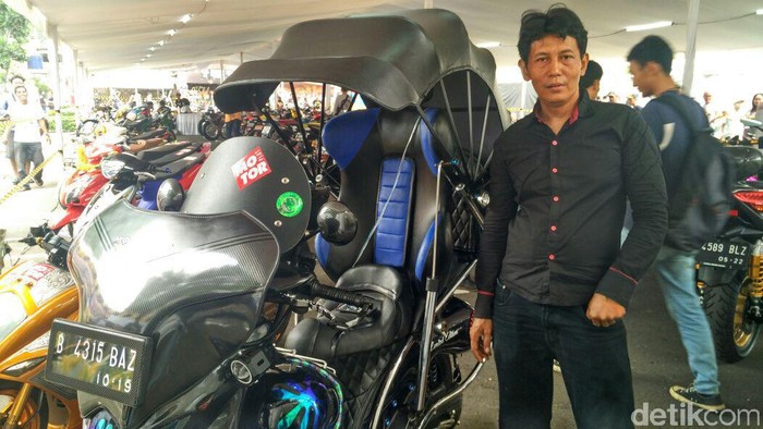 Yamaha Mio Dimodifikasi dengan Bahan Daur Ulang, Bisa Karaoke