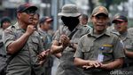 Demo Satpol PP dan Dishub DKI Tuntut Status PNS
